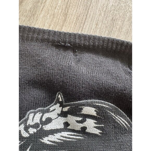 Iron First Cardigan Snow White Girls XL Sweater Black Apple Rare - Picture 9 of 9